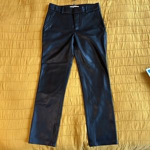 Zara faux leather pants